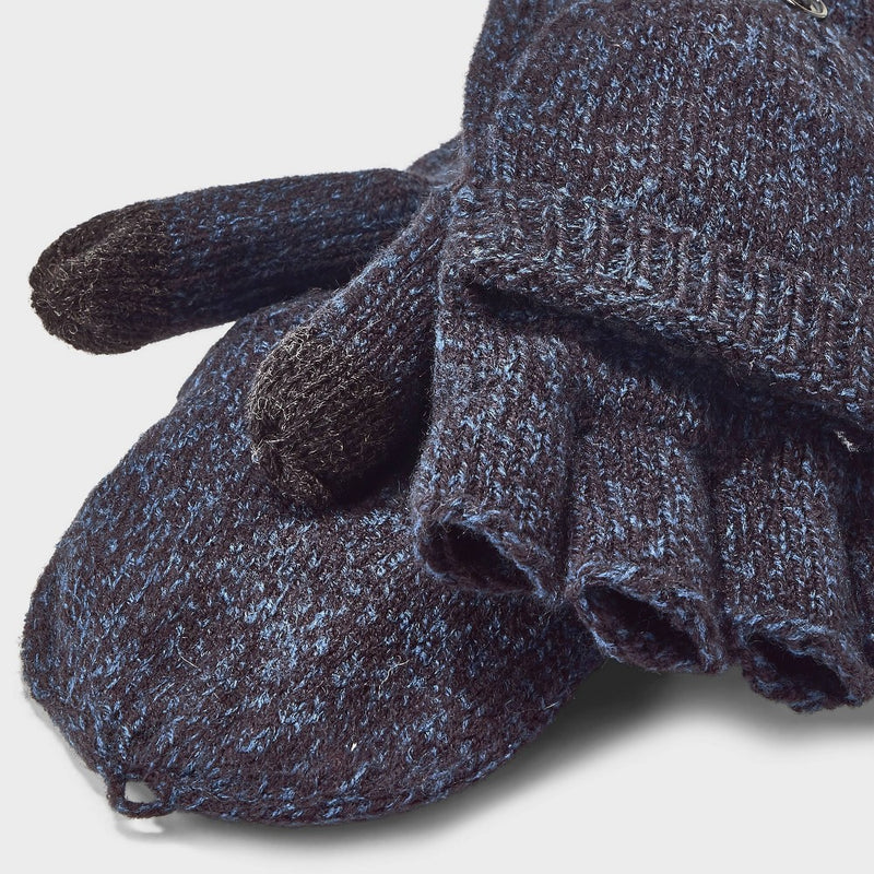 Men's Convertible Flip Top Mittens - Goodfellow & Co Blue One Size Fits Most