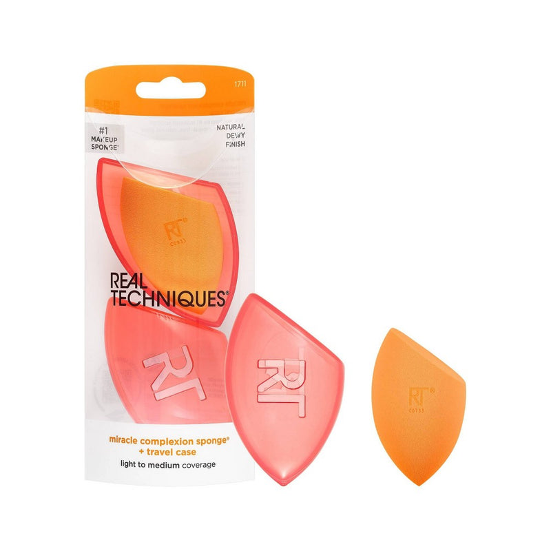 Real Techniques Miracle Complexion Makeup Sponge + Travel Case