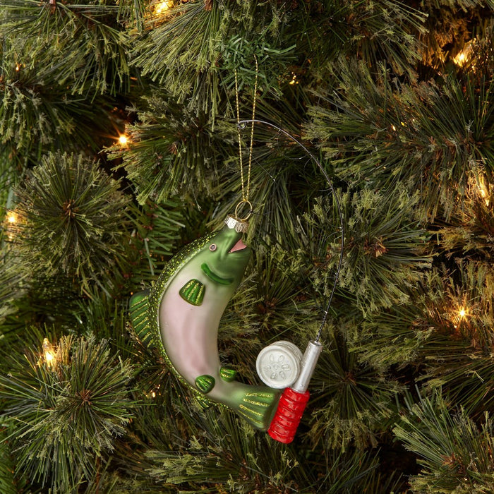 Glass Fishing Christmas Tree Ornament - Wondershop