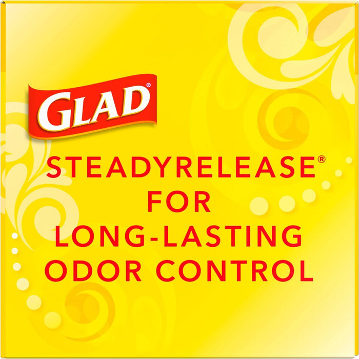 Glad ForceFlex DrawString Trash Bags - Lemon Zest - 13 Gallon - 50ct