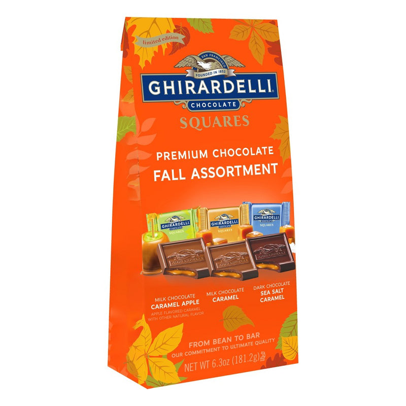Ghirardelli Halloween Premium Chocolate Squares Fall Assortment Bag - 6.3oz