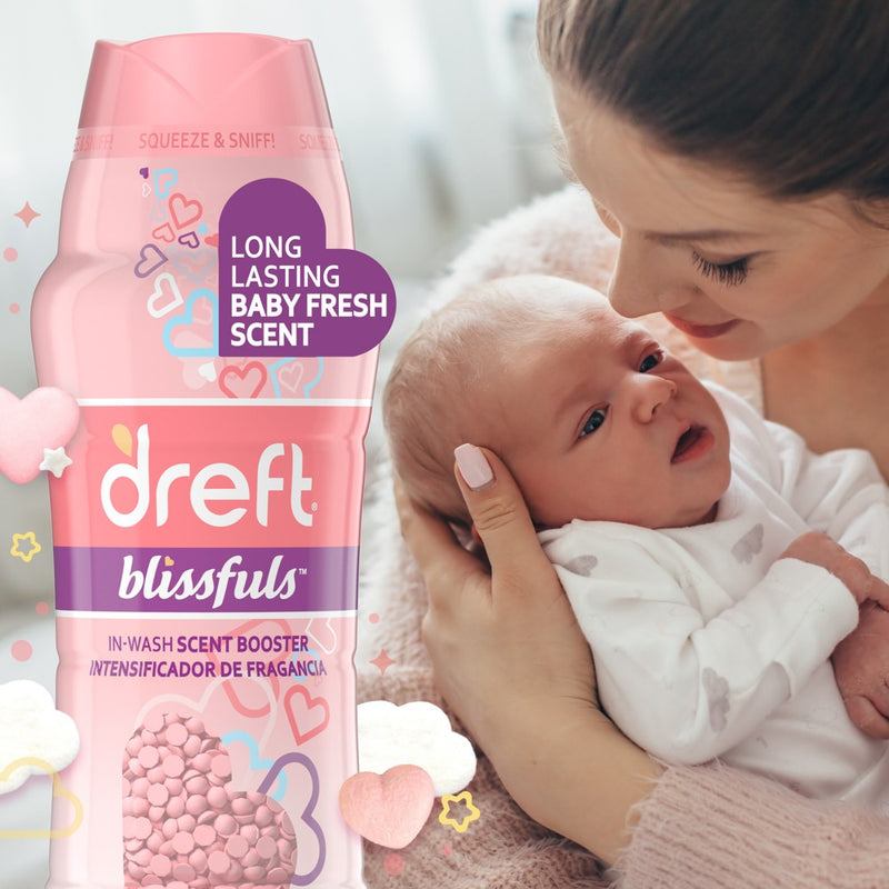 Dreft Blissfuls Baby Fresh Scent In-Wash Scent Booster Beads - 18.2oz
