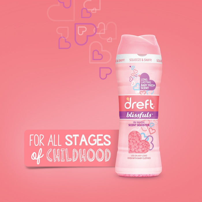 Dreft Blissfuls Baby Fresh Scent In-Wash Scent Booster Beads - 18.2oz