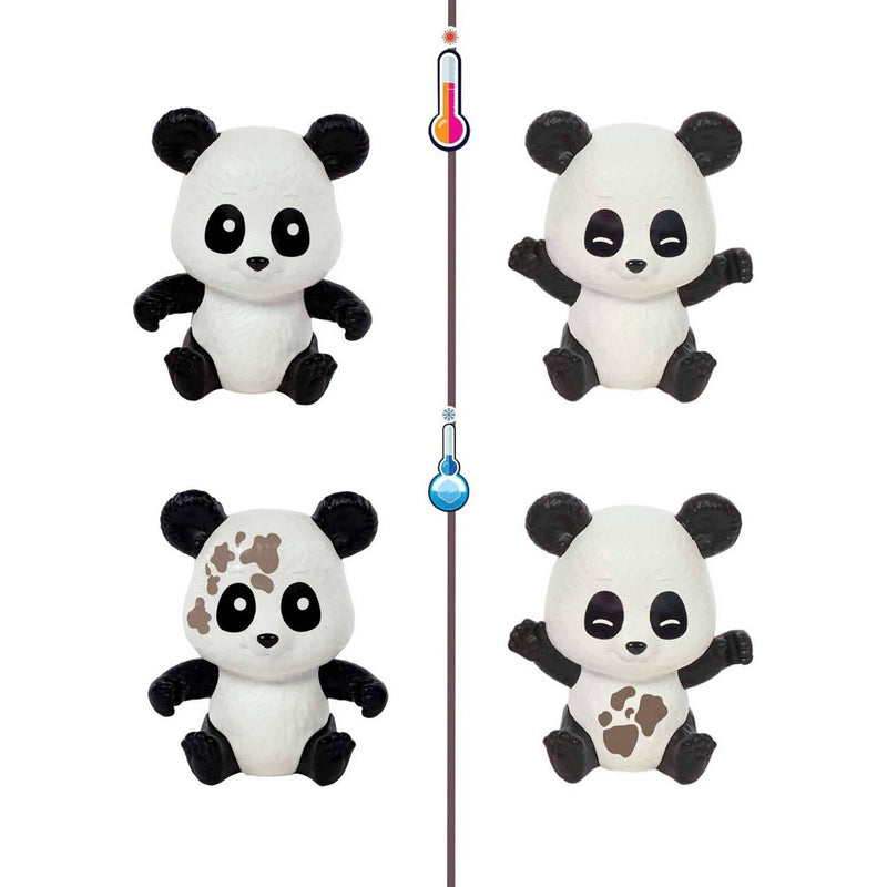Barbie Panda Care and Rescue Playset with Color-Change and 20+ pc