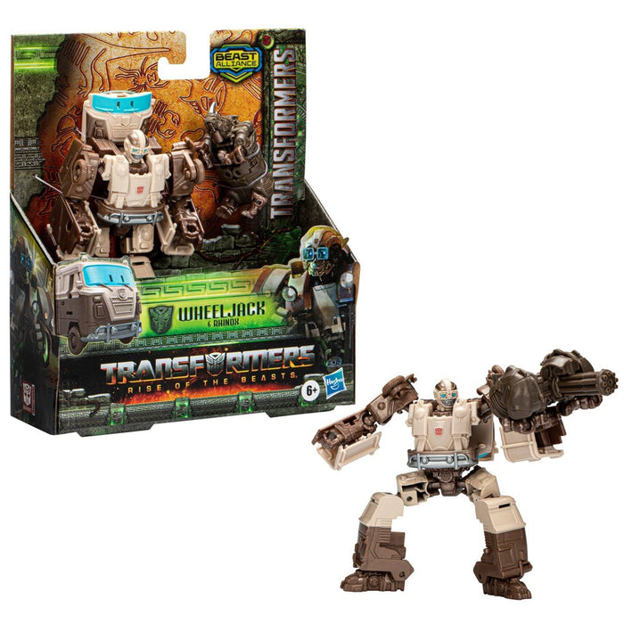 Transformers Beast Alliance Wheeljack and Rhinox Action Figures