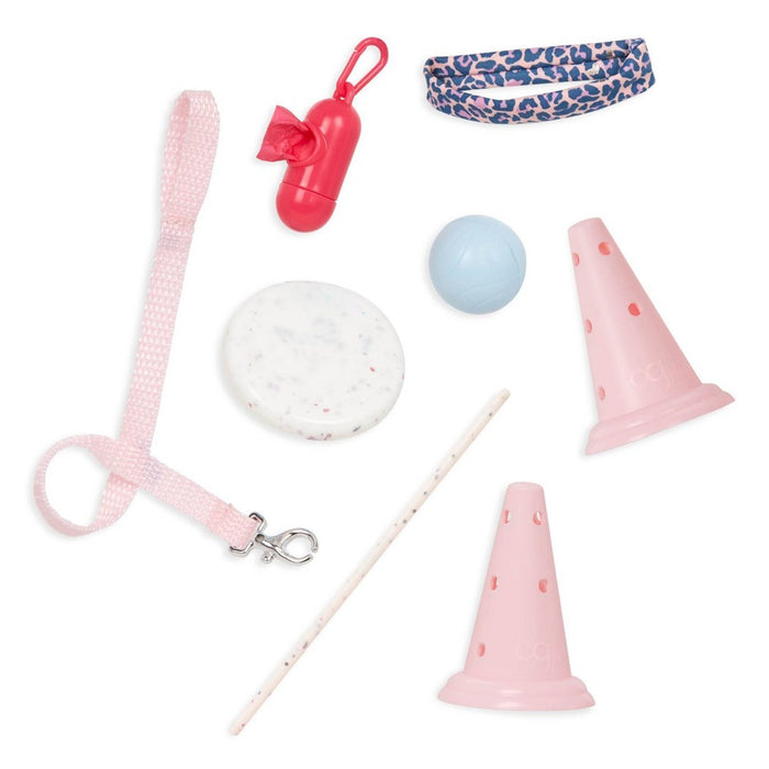 Our Generation Natalia & Nillie 18" Doll & Pet Training Set
