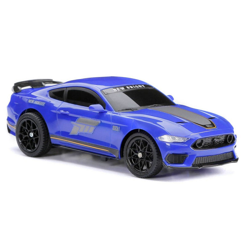 New Bright 1:24 Scale Remote Control Forza Motorsport Sportscar - Mustang Mach 1 Blue