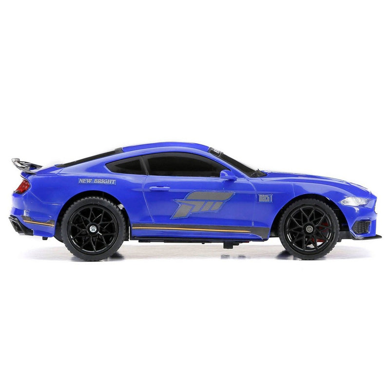 New Bright 1:24 Scale Remote Control Forza Motorsport Sportscar - Mustang Mach 1 Blue
