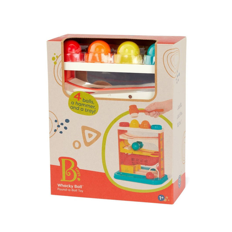 B. toys - Pound-a-Ball Toy - Whacky Ball - Turquoise
