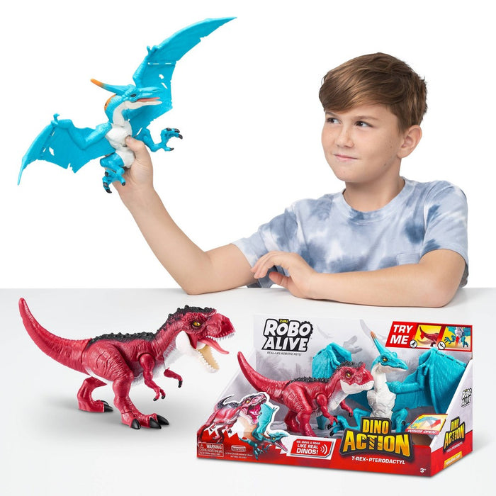 Robo Alive Dino Wars - Series 1 Combo Pack T-Rex & Pterodactyl