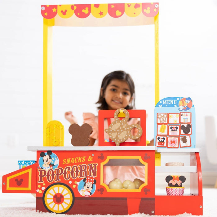 Melissa & Doug Disney Snacks & Popcorn Wooden Pretend Play Food Counter - 33pc (LOCAL PICKUP ONLY)