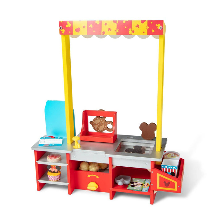 Melissa & Doug Disney Snacks & Popcorn Wooden Pretend Play Food Counter - 33pc (LOCAL PICKUP ONLY)
