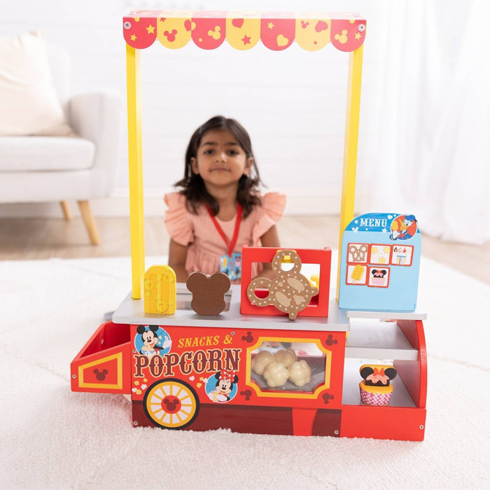 Melissa & Doug Disney Snacks & Popcorn Wooden Pretend Play Food Counter - 33pc (LOCAL PICKUP ONLY)