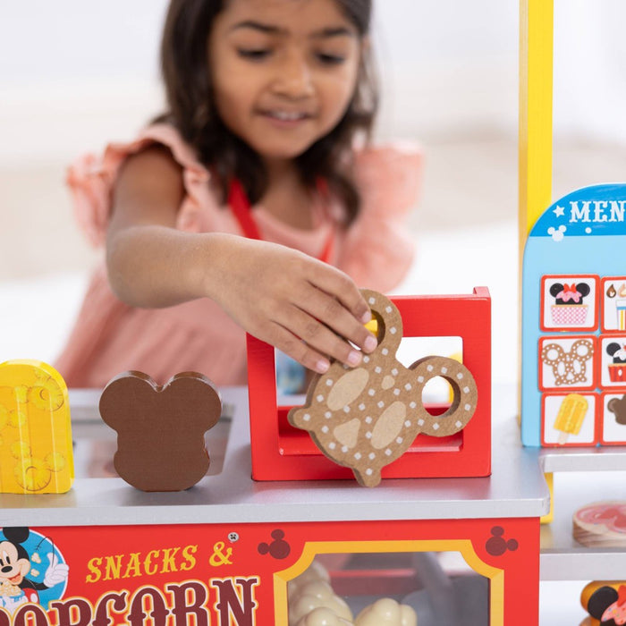 Melissa & Doug Disney Snacks & Popcorn Wooden Pretend Play Food Counter - 33pc (LOCAL PICKUP ONLY)