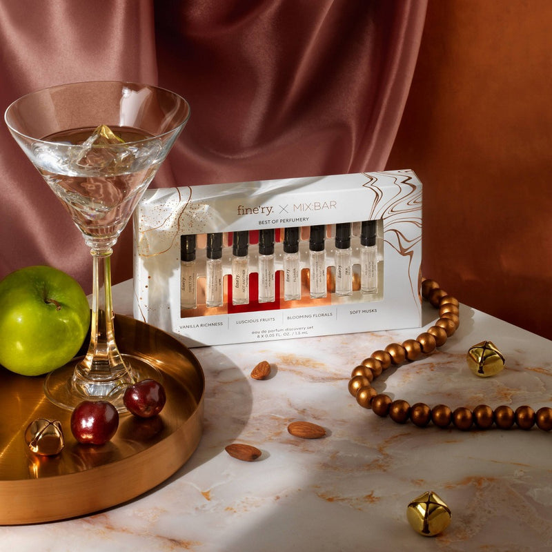 fine'ry. x MIX:BAR Fragrance Discovery Gift Set - 0.4 fl oz/8pc