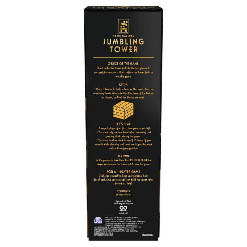 Game Gallery Jumbling Tower Board Game
