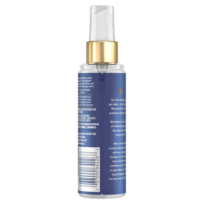 Hair Biology Taming Serum with Biotin and Argan Oil for Gray Hair - 3.2 fl oz