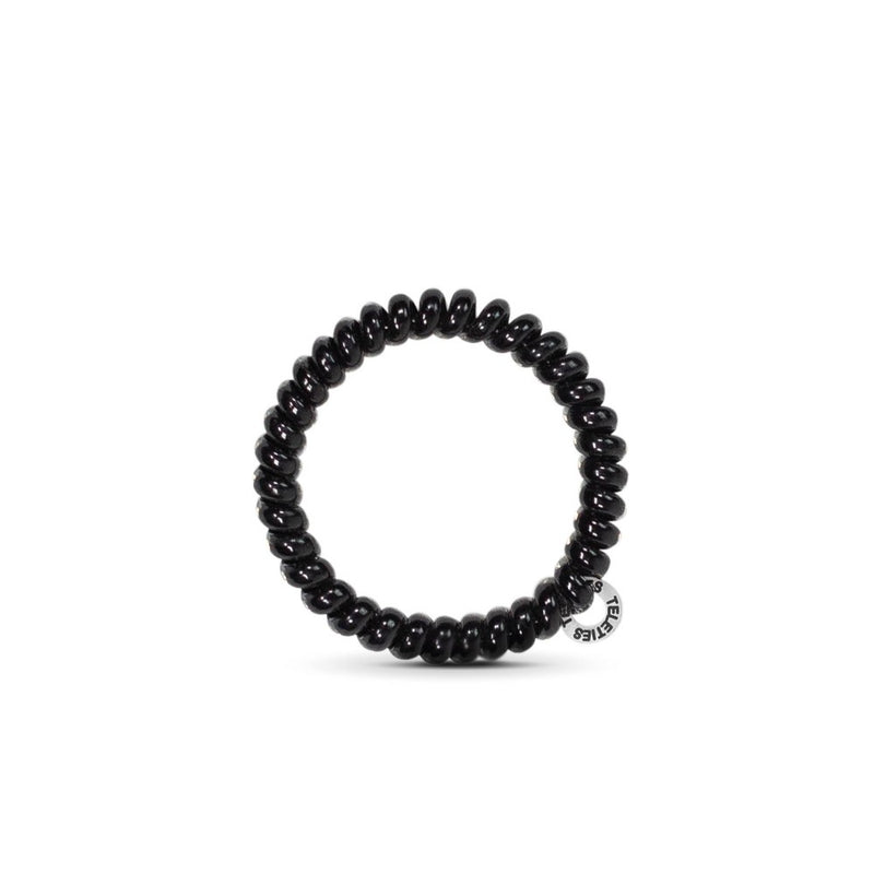 TELETIES Elastics - Jet Black - Small - 3ct
