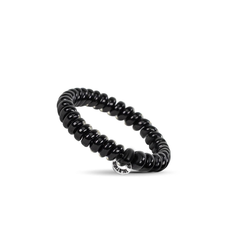 TELETIES Elastics - Jet Black - Small - 3ct