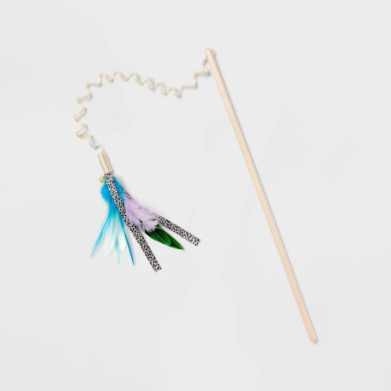 Feather Wand Cat Toy - Boots & Barkley