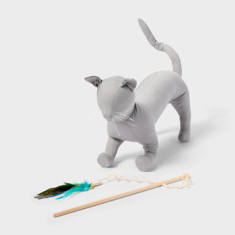 Feather Wand Cat Toy - Boots & Barkley