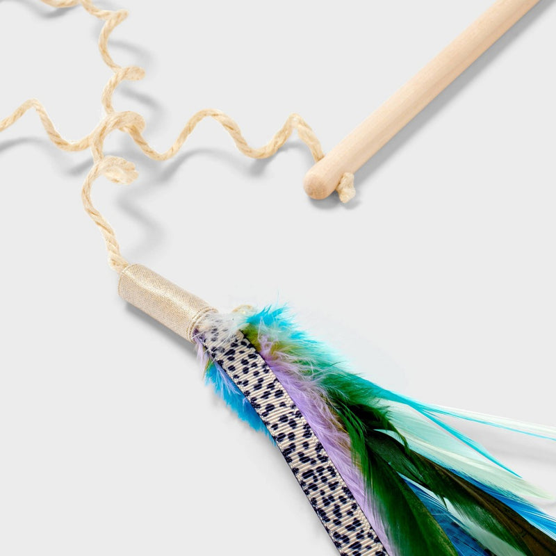 Feather Wand Cat Toy - Boots & Barkley