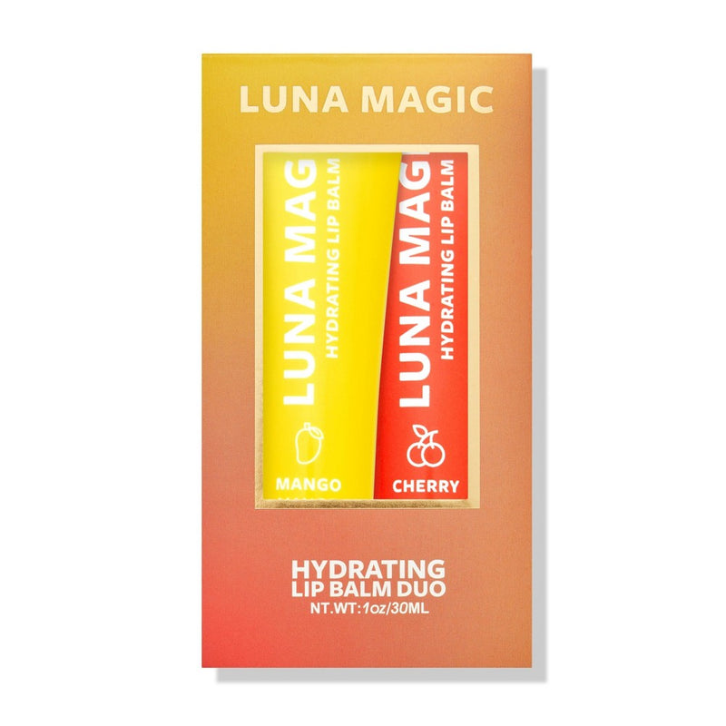 LUNA MAGIC Lip Balm Duo - Mango/Cherry - 1oz/2pk