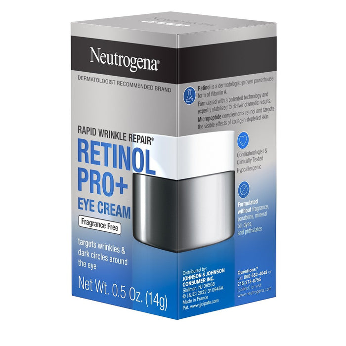 Neutrogena Rapid Wrinkle Repair Retinol Pro+ Eye Cream - Fragrance Free - 0.5 Oz