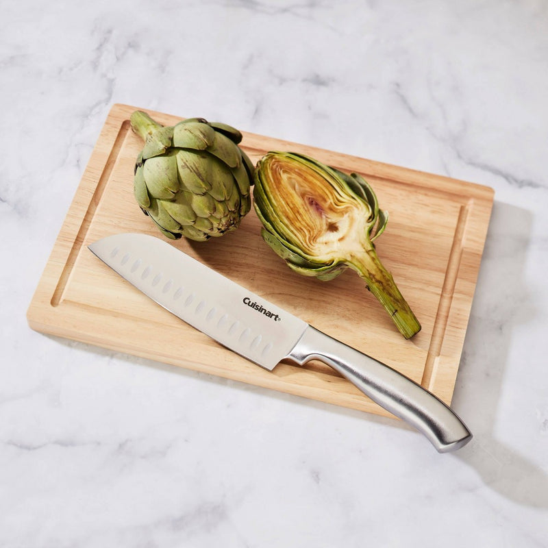 Cuisinart Classic 7" Stainless Steel Santoku Knife with Blade Guard