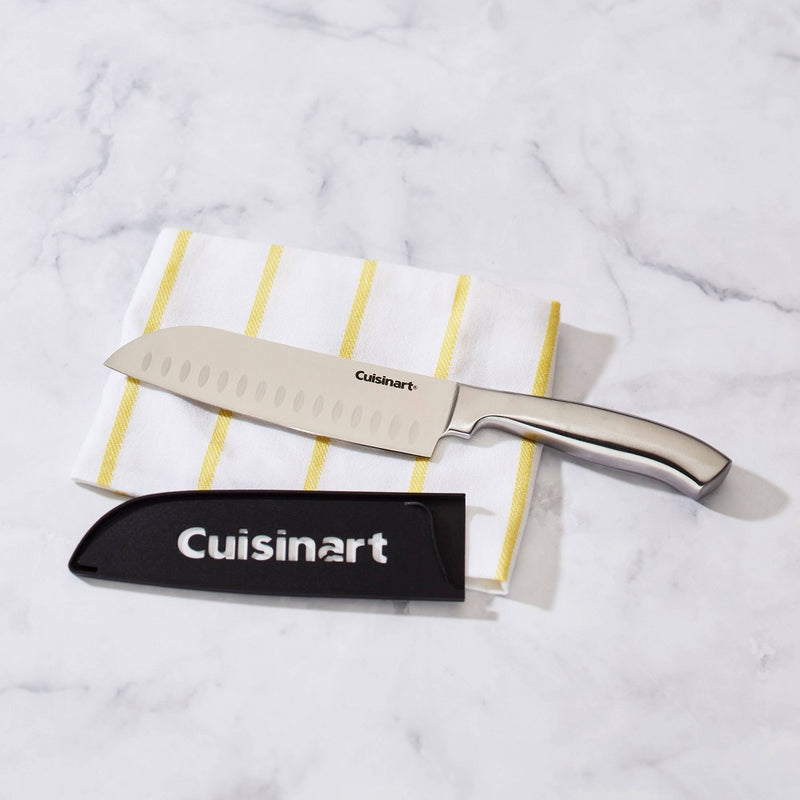Cuisinart Classic 7" Stainless Steel Santoku Knife with Blade Guard