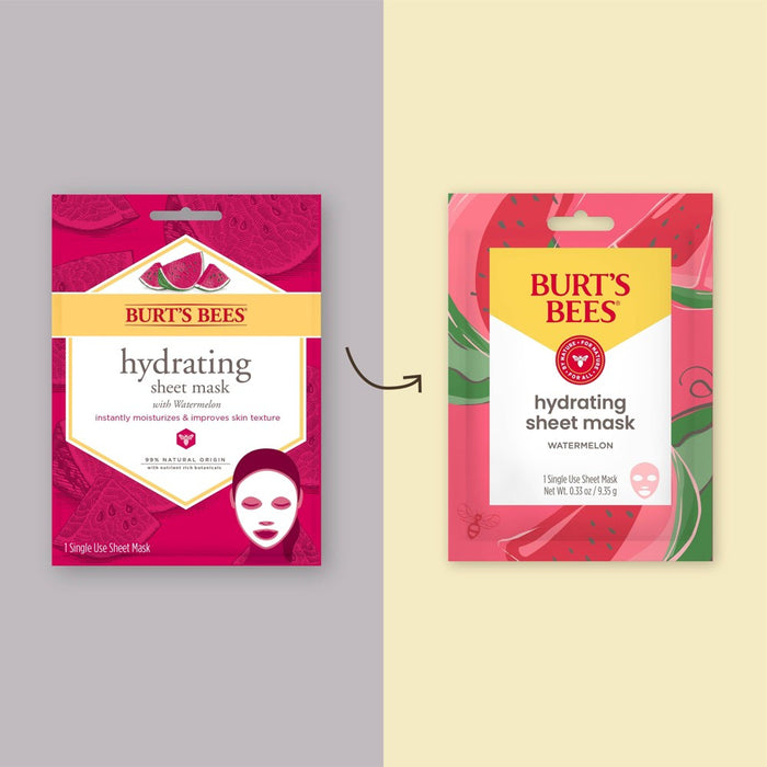 Burt's Bees Hydrating Sheet Mask Watermelon - 1ct