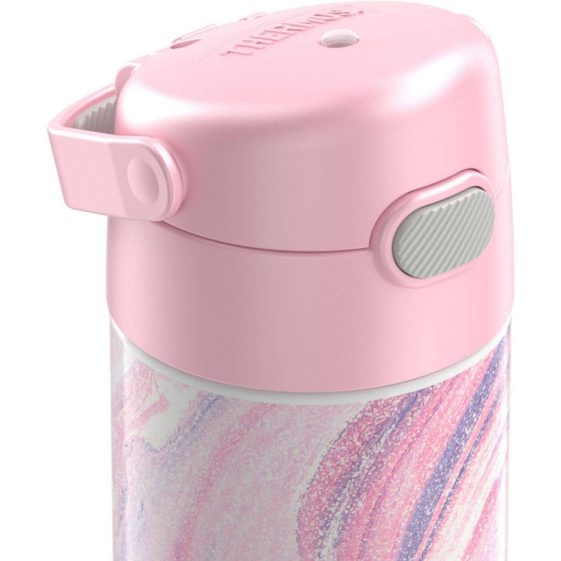 Thermos 16oz FUNtainer Water Bottle with Bail Handle - Pink Marble