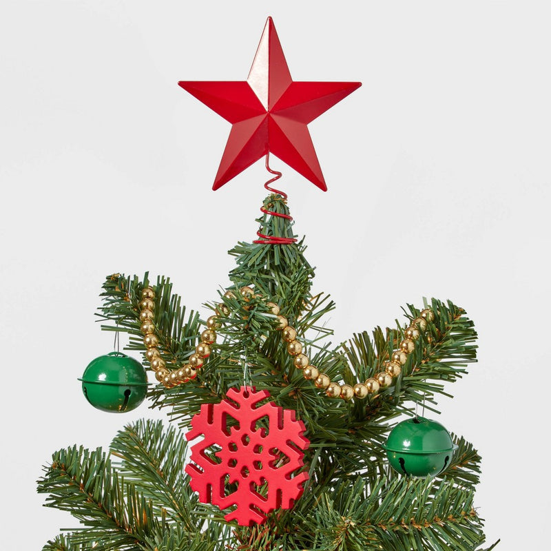 10ct Christmas Tree Ornament Set Red/Green/Gold - Wondershop