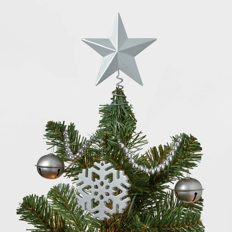 10ct Christmas Tree Ornament Set Silver - Wondershop