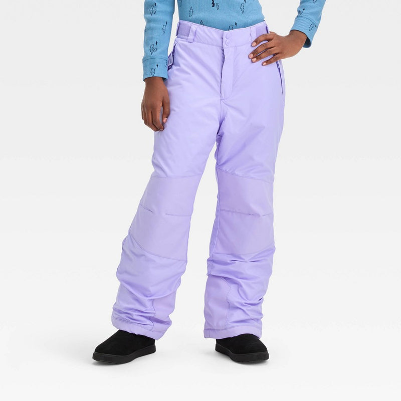 Kids' Solid Snow Pant - All in Motion Purple L