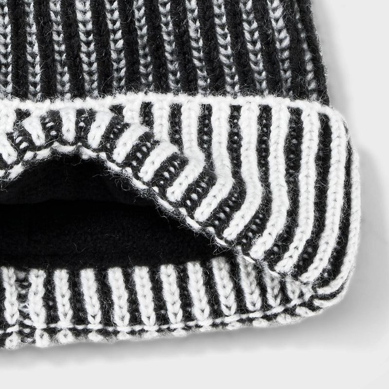 Toddler Tonal Beanie - Cat & Jack Black 2T-5T