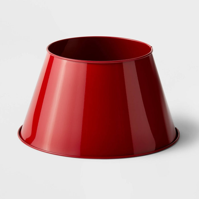 4.5" Metal Mini Christmas Tree Collar Red - Wondershop
