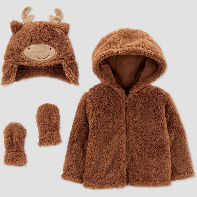 Carter's Just One You? Baby Moose Jacket - Brown 6-9M
