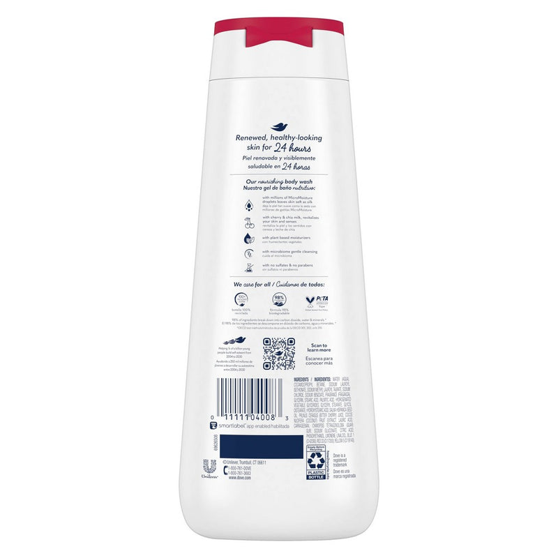 Dove Beauty Revitalizante Body Wash - Cherry & Chia Milk - 20 fl oz
