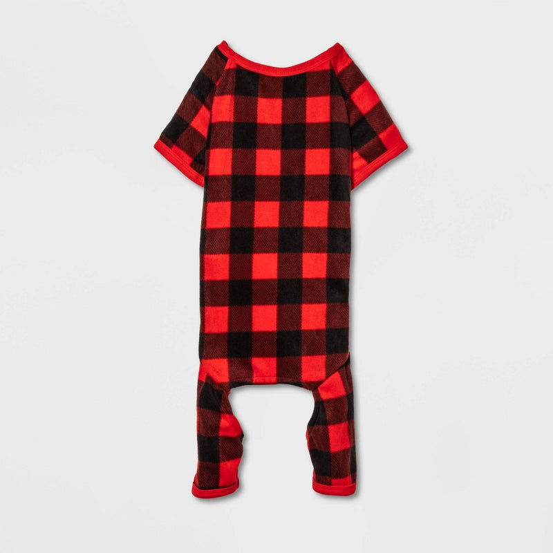 Buffalo Check Matching Family Dog Pajamas - Wondershop - Black/Red - XS