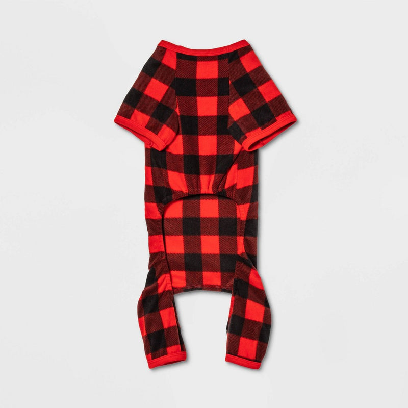 Buffalo Check Matching Family Dog Pajamas - Wondershop - Black/Red - S