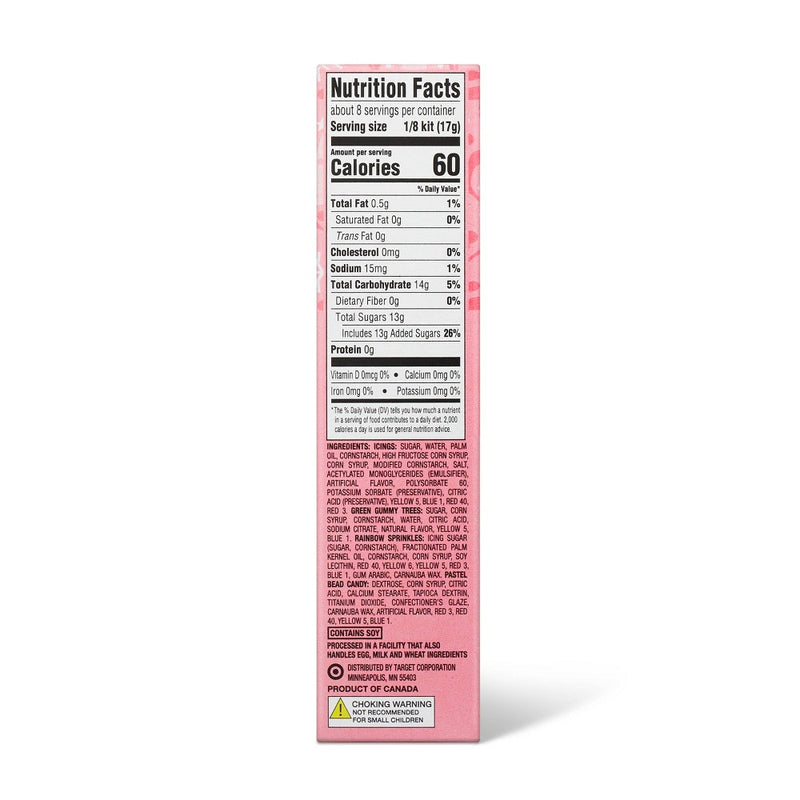 Holiday Rainbow Icing & Candies Decorating Kit - 5oz - Favorite Day