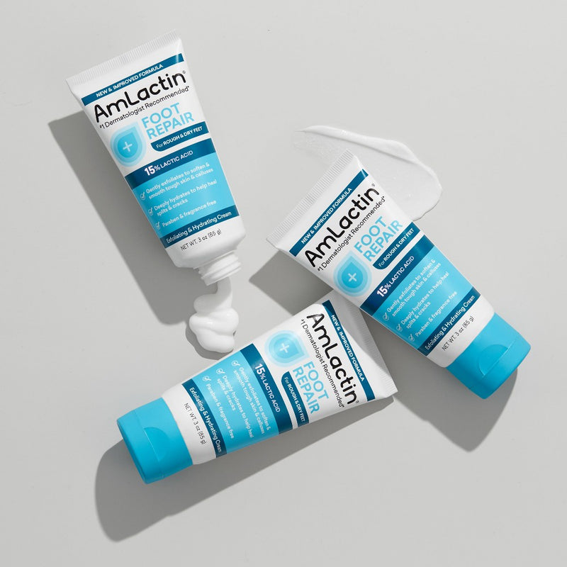 AmLactin Foot Repair Foot Cream Therapy AHA Cream Unscented - 3oz