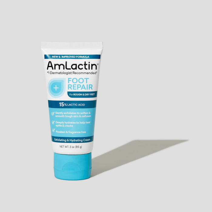 AmLactin Foot Repair Foot Cream Therapy AHA Cream Unscented - 3oz