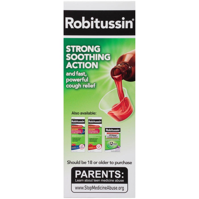 Robitussin Maximum Strength Nighttime Cough DM Syrup - Dextromethorphan - 8 fl oz