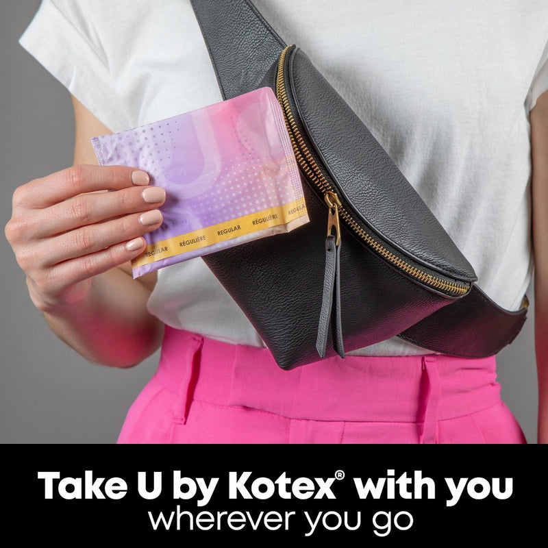 U by Kotex Balance Ultra Thin Regular Pads with Wings - Unscented - 36ct