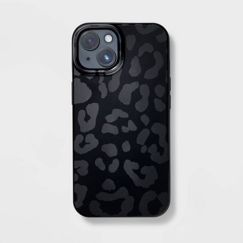 Apple iPhone 14/iPhone 13 Case with MagSafe - heyday Black Leopard Print