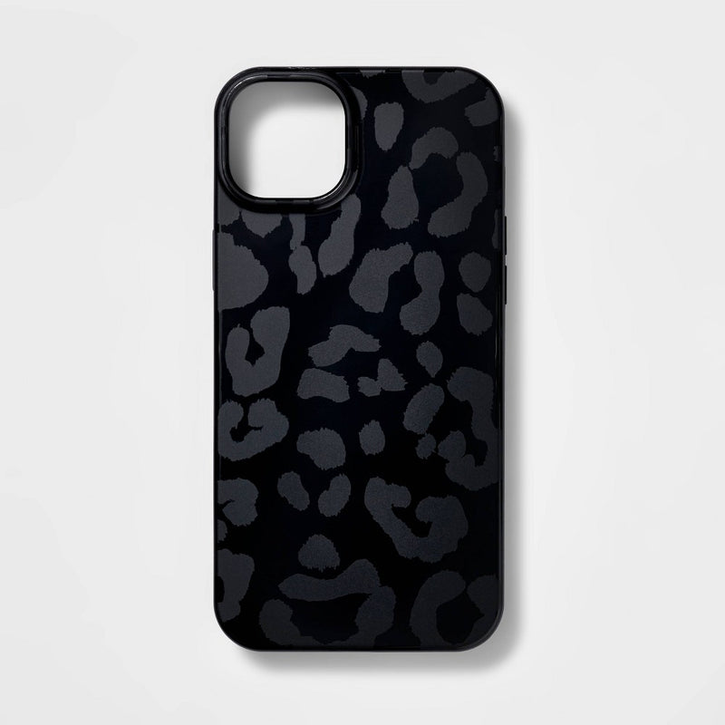 Apple iPhone 14 Plus Case with MagSafe - heyday Black Leopard Print