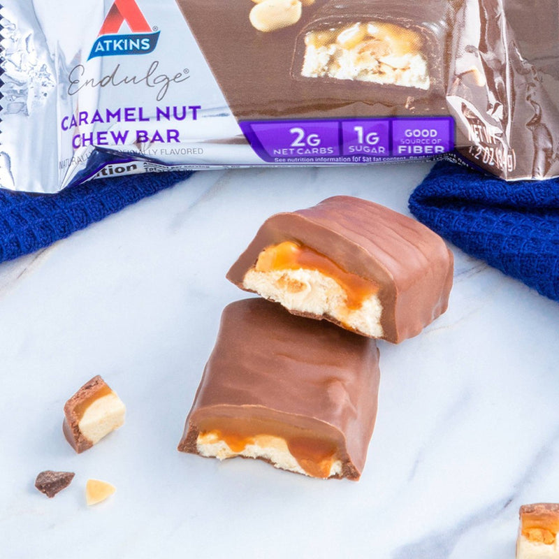 Atkins Endulge Chew Bars - Caramel Nut - 5ct