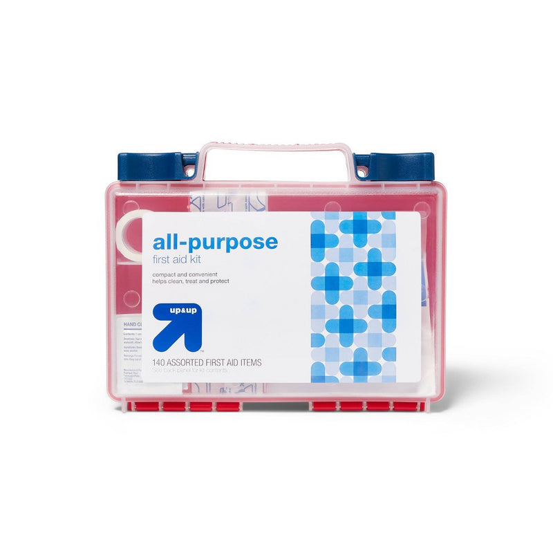All-Purpose First Aid Kit 140pc - up & up  EXP 10/2026
